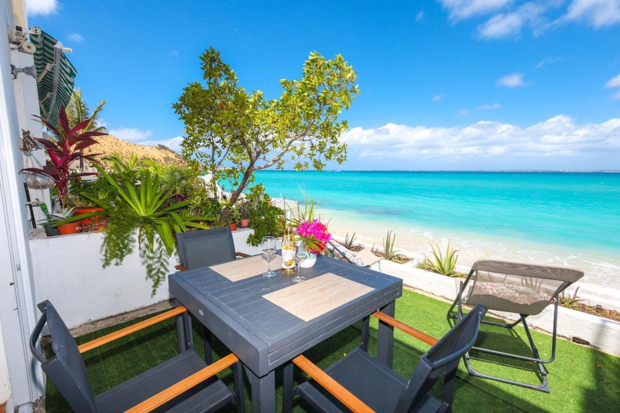 Watalibi - Beachfront Apartment Grand-Case Exterior foto